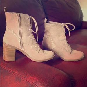 Beige Ankle boots